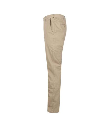 Pantalon flex homme beige gris Henbury