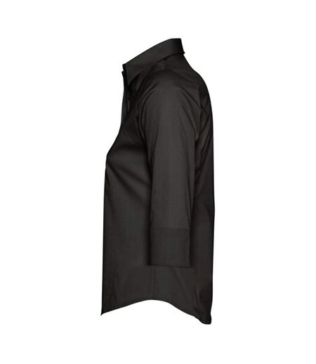 Chemisier Effect Femme Noir SOLS