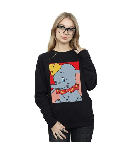 Disney - Sweat DUMBO PORTRAIT - Femme (Noir) - UTBI12686