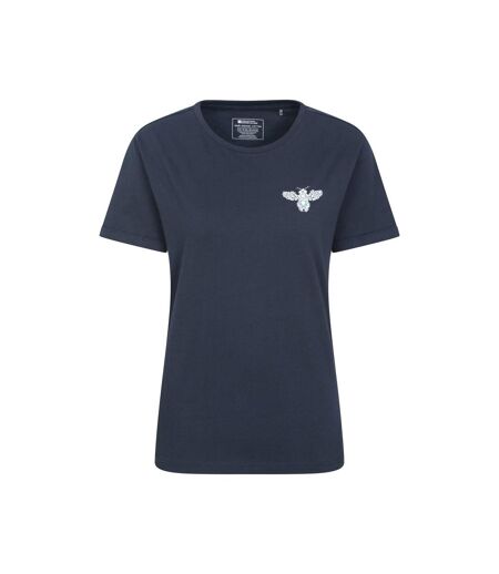 T-shirt femme bleu marine Mountain Warehouse