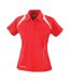 Polo team spirit femme rouge / blanc Spiro-1