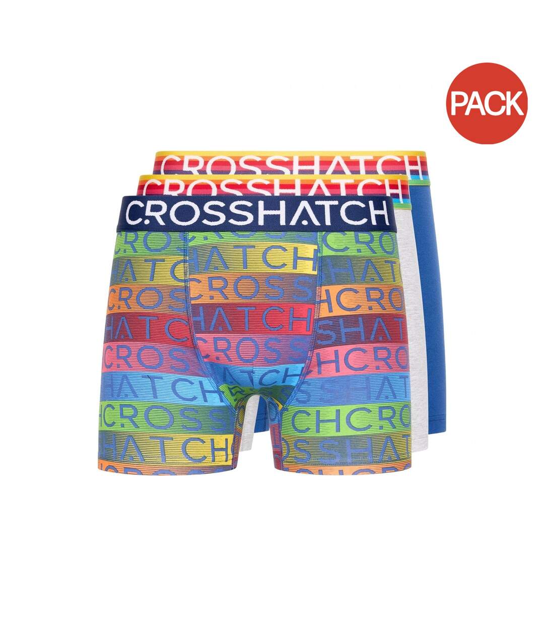 Boxers rainbow mix homme bleu Crosshatch-1