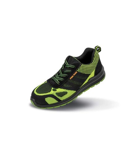 Result work-guard hicks unisex safety trainers neon green/black WORK-GUARD by Result