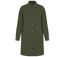 Chemise robe en lin - Femme - PATS5008 - vert kaki-1