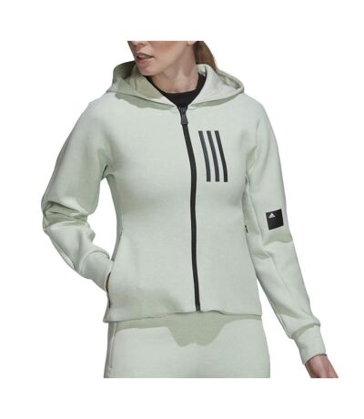 Sweat Zippé Vert Femme Adidas HC8809 - L