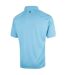 Polo de golf surpiqué pour hommes turquoise Island Green