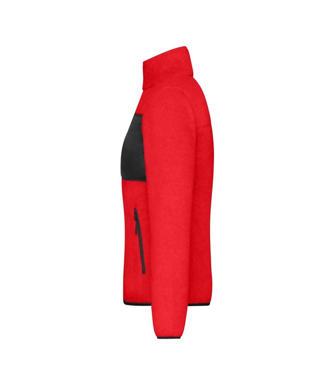 Veste polaire femme rouge / noir James and Nicholson-3