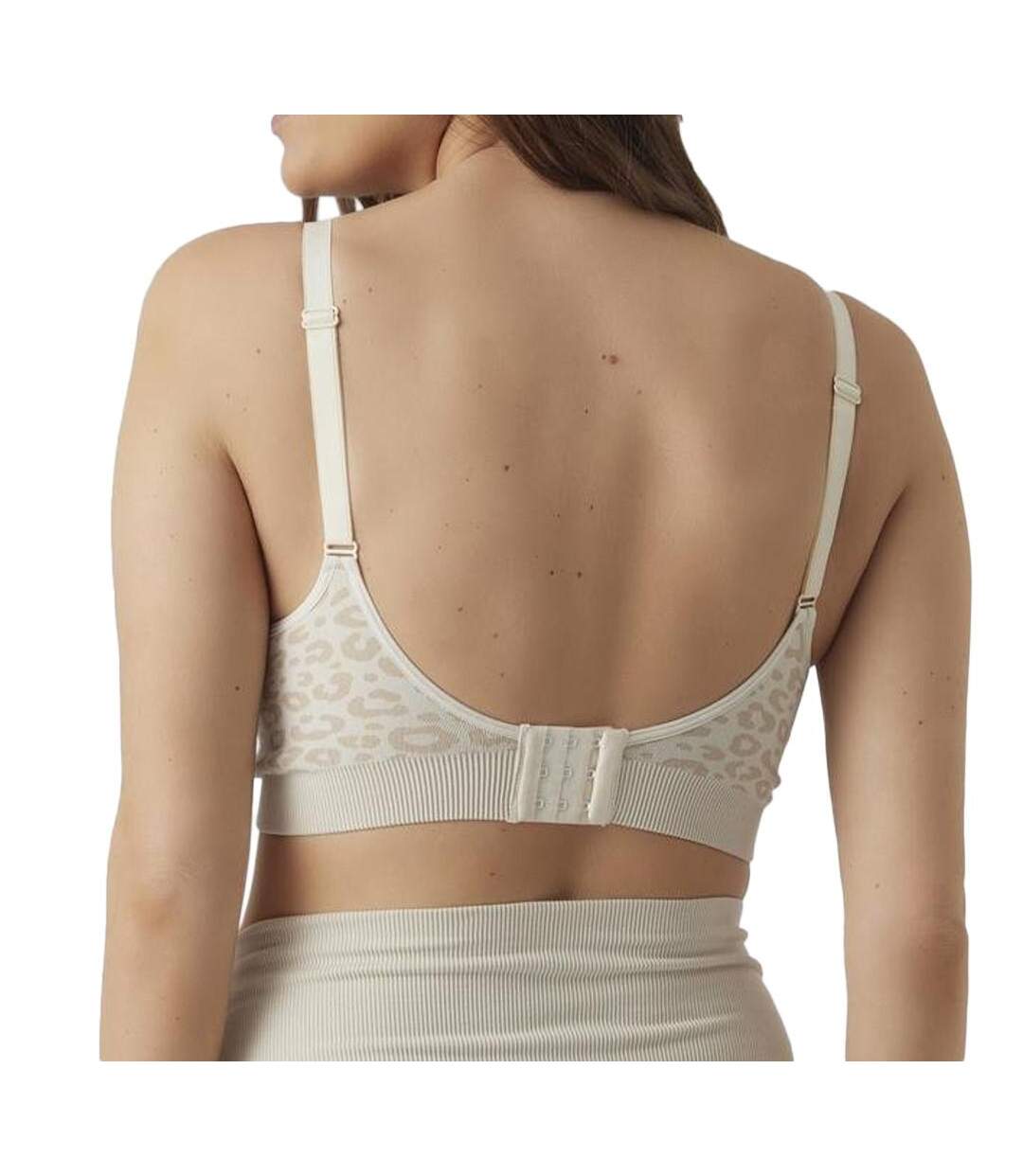 Soutien Gorge d'allaitement Écru/Marron Femme Mamalicious Shelby - L/XL-2