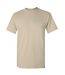 Gildan Mens Ultra Cotton Short Sleeve T-Shirt (Sand) - UTBC475