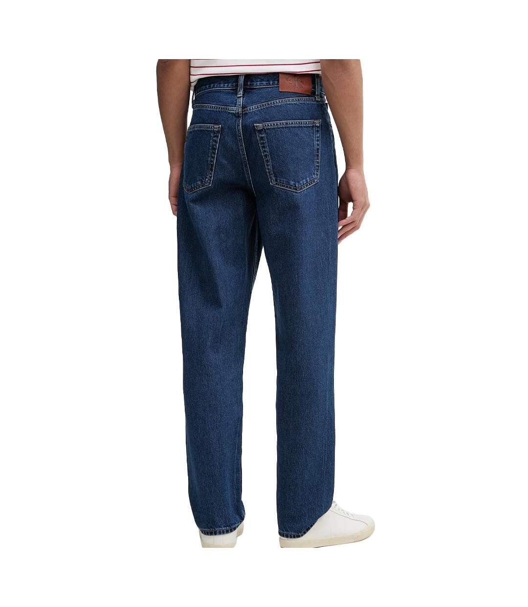 Jean droit marine homme calvin klein 90s taper-2