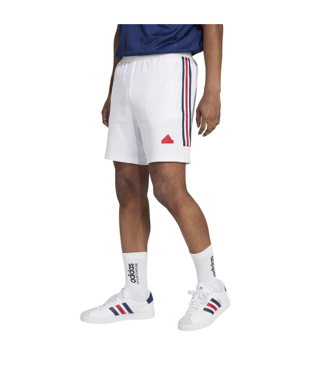Mens House Of Tiro Nations Training Shorts White Adidas-4