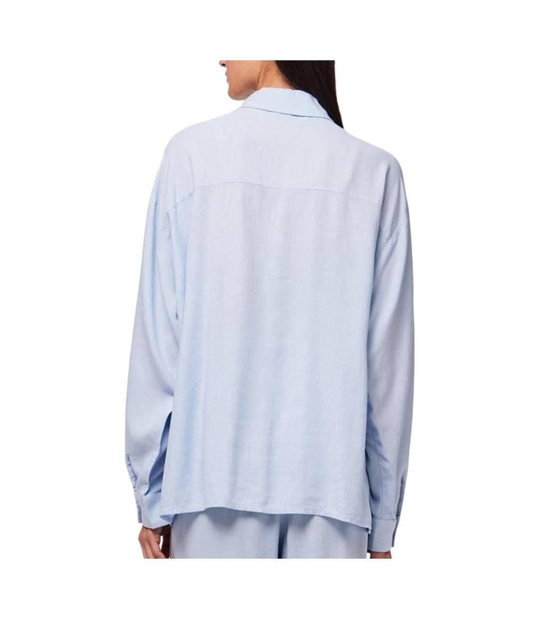 Chemise bleu clair femme pieces pia-2