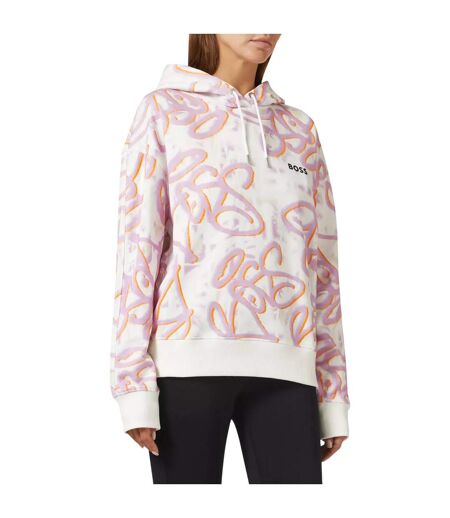 Womens/ladies Ecaisy Hoodie Multicoloured Hugo Boss