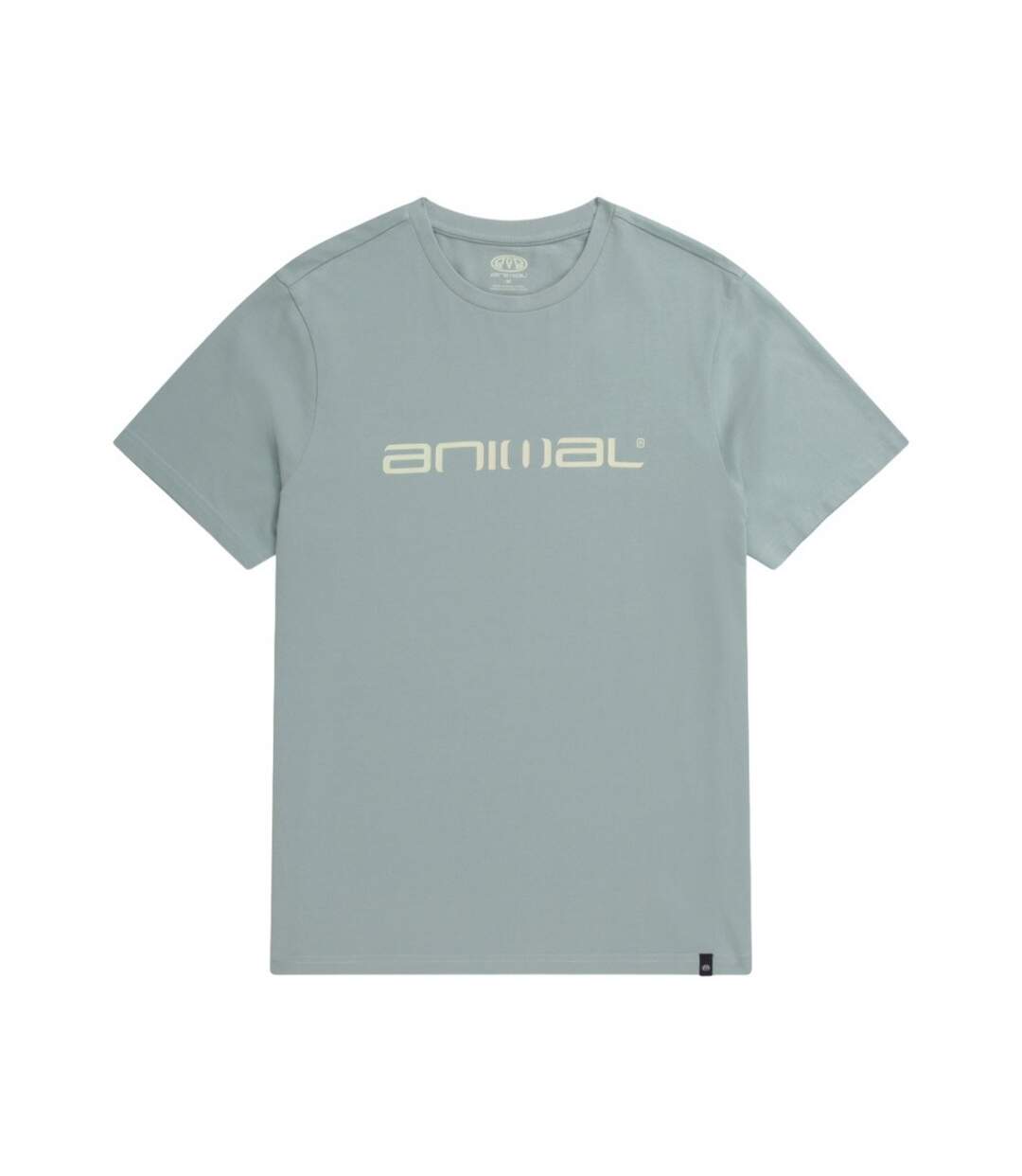 T-shirt classico homme bleu clair Animal-1