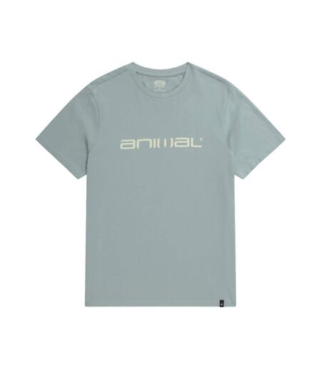 T-shirt classico homme bleu clair Animal