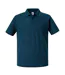 Mens Authentic Eco Polo Shirt Petrol Blue Russell-1