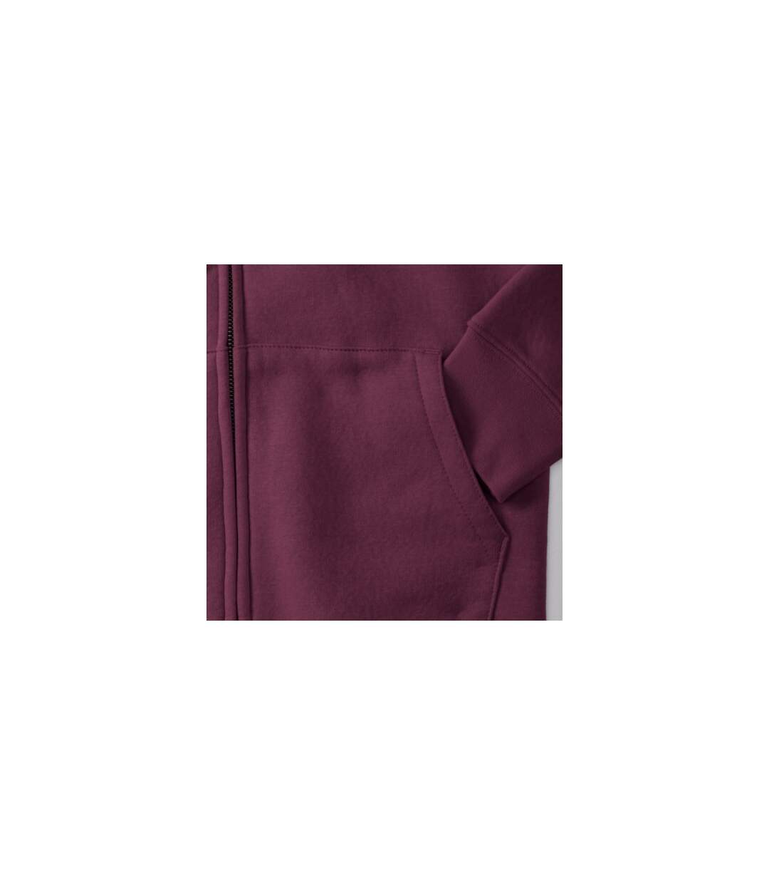 Veste à capuche authentic femme bordeaux Russell