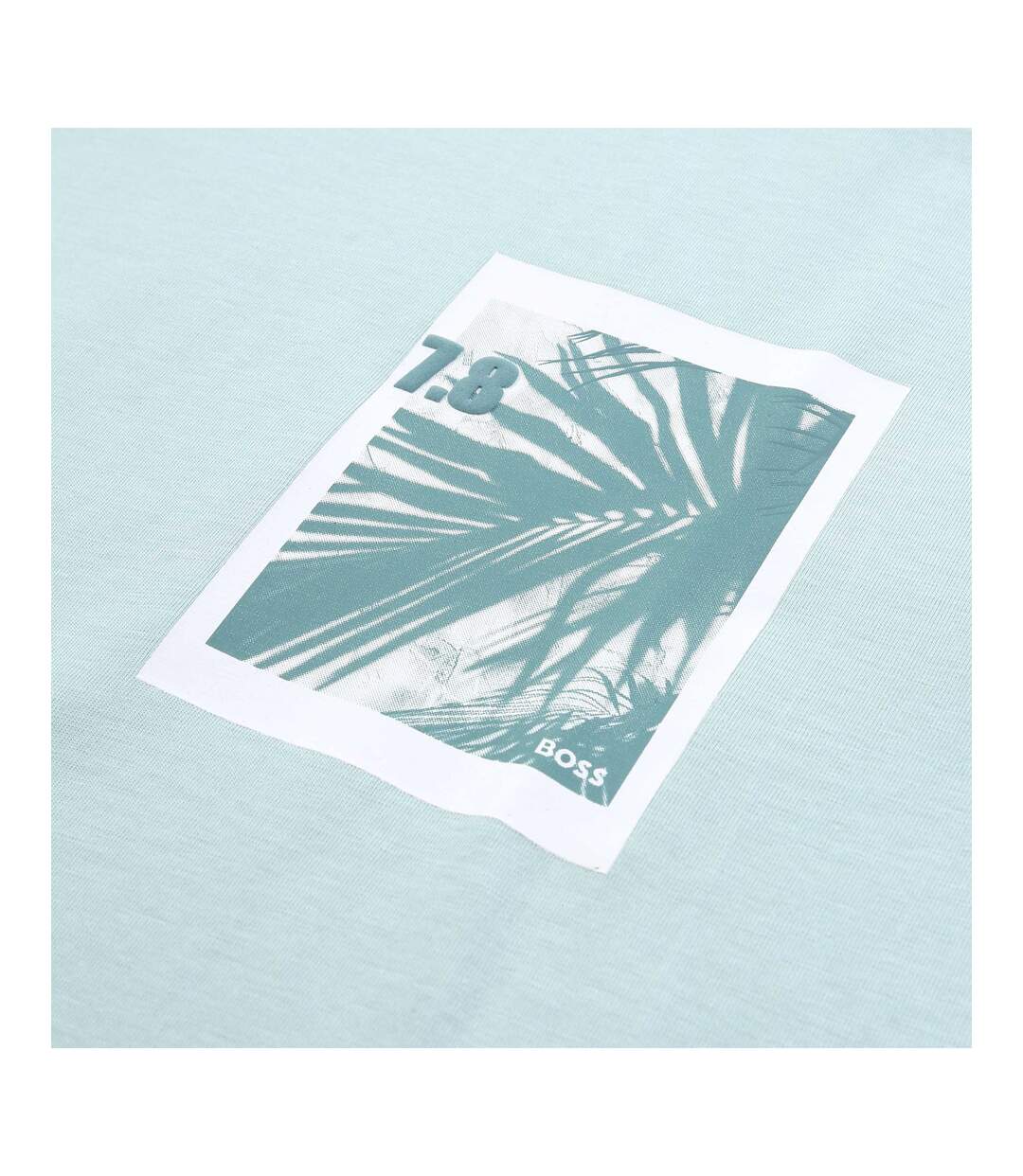 T-shirt Board Homme Turquoise Vif Boss-3