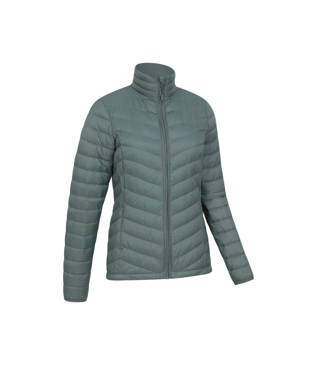 Womens/ladies extreme ii featherweight down jacket green Mountain Warehouse-4