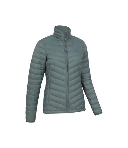 Womens/ladies extreme ii featherweight down jacket green Mountain Warehouse