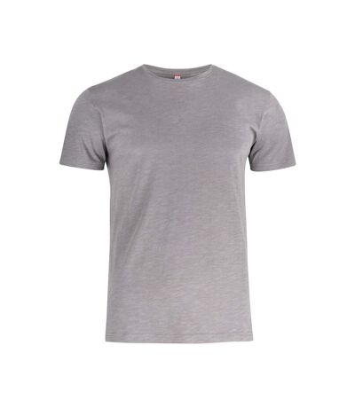 Clique Mens Slub T-Shirt (Gray)