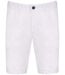 Bermuda en lin - Homme - PATS711 - blanc-2