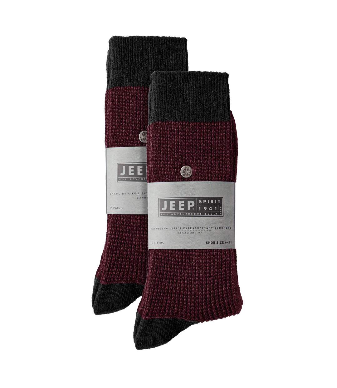 4 Pack Mens Cotton Dress Socks | Spirit Square Knit Socks-2