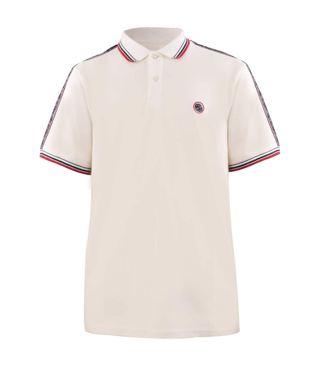 Polo Manches Courtes Eclipse Homme Blanc Pretty Green-1