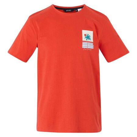 T-shirt cline cool summer homme rouge coquelicot Regatta