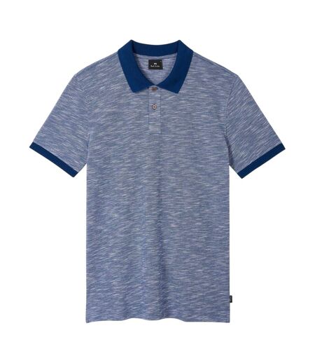Mens Regular Short-sleeved Polo Shirt Blue Paul Smith