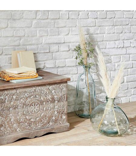 Vase Bouteille en Verre Uly 73cm Transparent