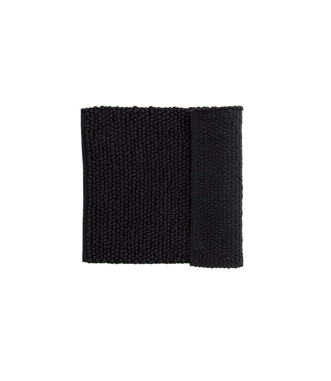 Tapis de Salle de Bain Wilmer 50x80cm Noir-2