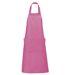 Tablier long avec poches - 88010 - rose