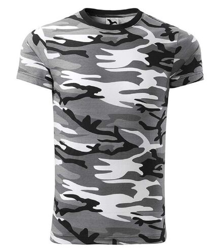 T-shirt camouflage - Unisexe - MF144 - gris camo