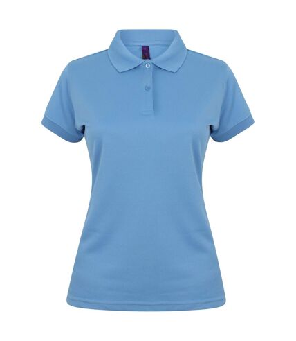 Henbury - Polo sport à forme ajustée - Femme (Bleu moyen) - UTRW636