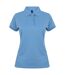 Henbury Womens/Ladies Coolplus® Fitted Polo Shirt (Mid Blue)