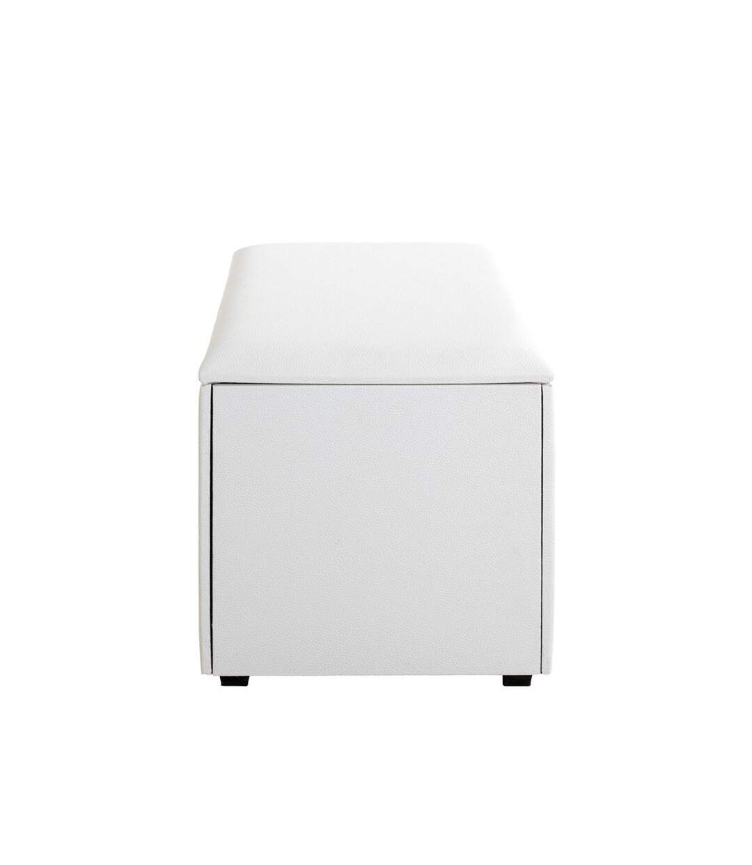 Coffre de Rangement Design Soldi 65cm Blanc-3