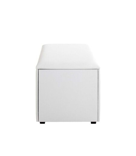 Coffre de Rangement Design Soldi 65cm Blanc