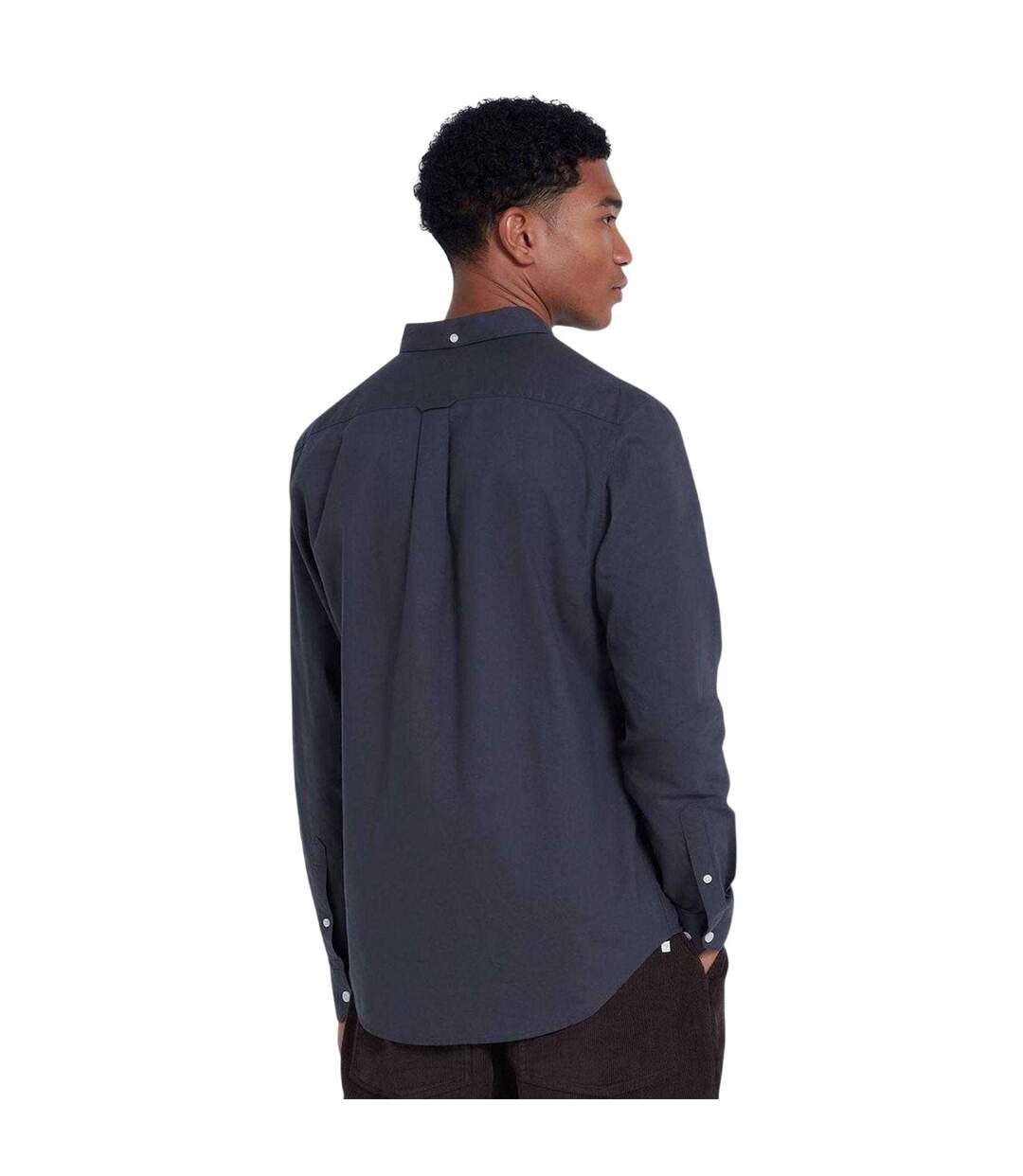 Chemise À Boutons Manches Longues Homme Anthracite Farah-3