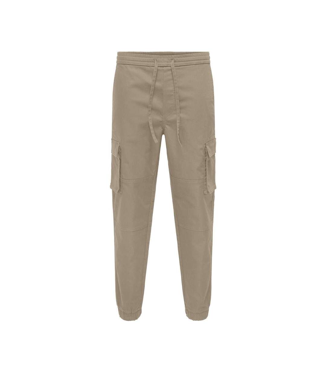 Pantalon cargo beige homme only & sons regular 5750-1