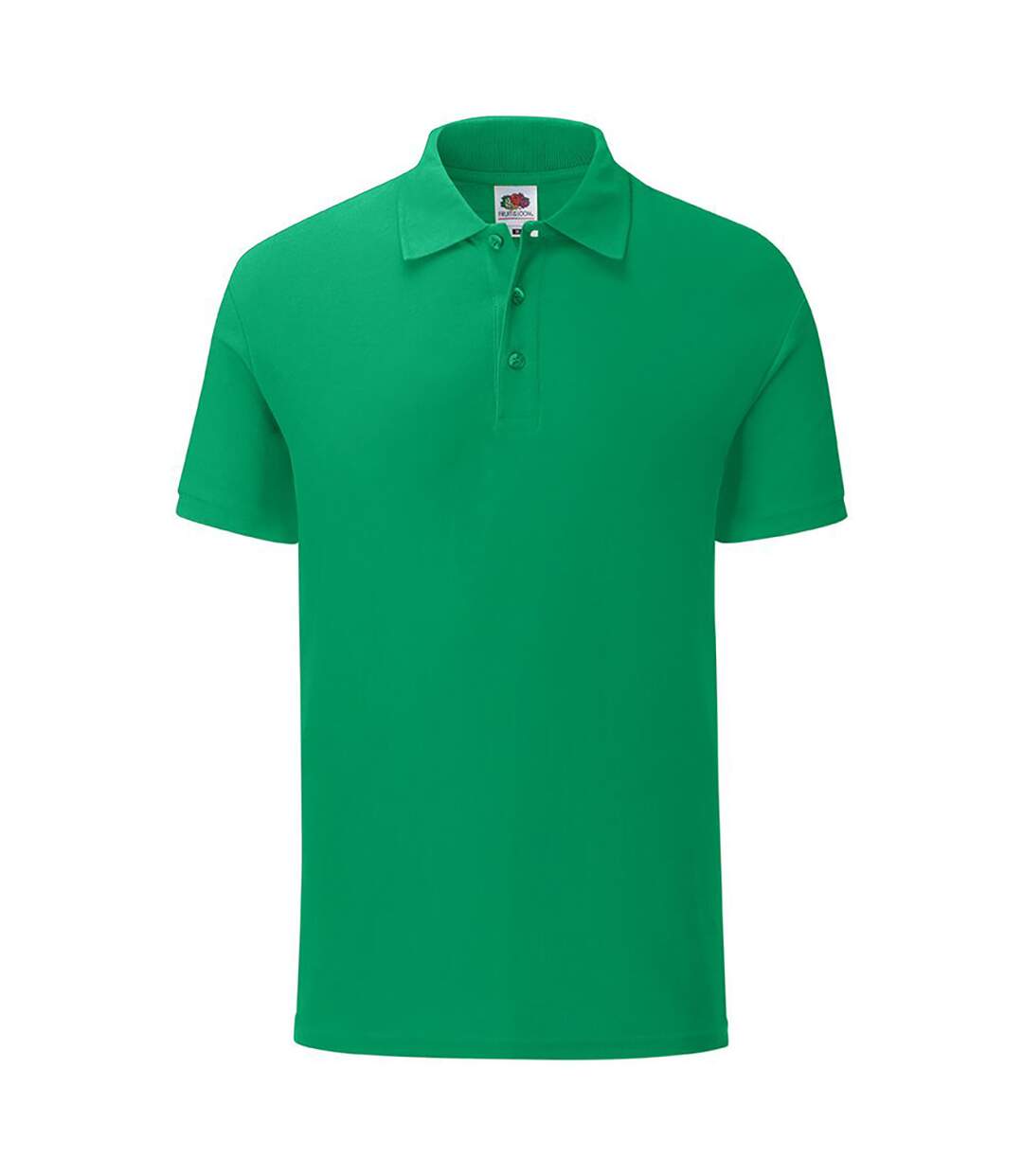 Polo iconic homme vert menthe Fruit of the Loom-2