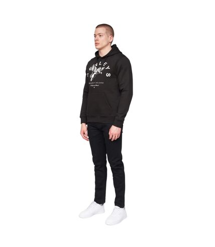 Sweat à capuche colhen homme noir Henleys Henleys