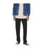 Mens Plain Straight Cargo Trousers Black Only-4