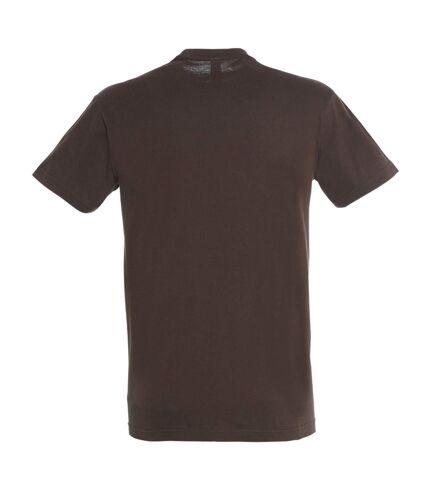 SOLS Mens Regent Short Sleeve T-Shirt (Chocolate)