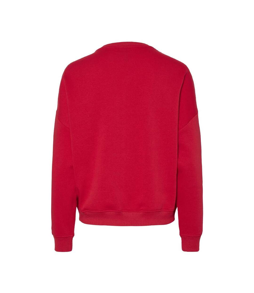 Sweat rouge femme pieces sasie-2