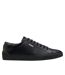 Mens Zero Leather Tennis Trainers Black Hugo-4