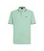 Mens Paddy Short-sleeved Polo Shirt Green Boss-1