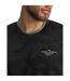 Mens Heavyweight T-shirt Black White Under Armour-3