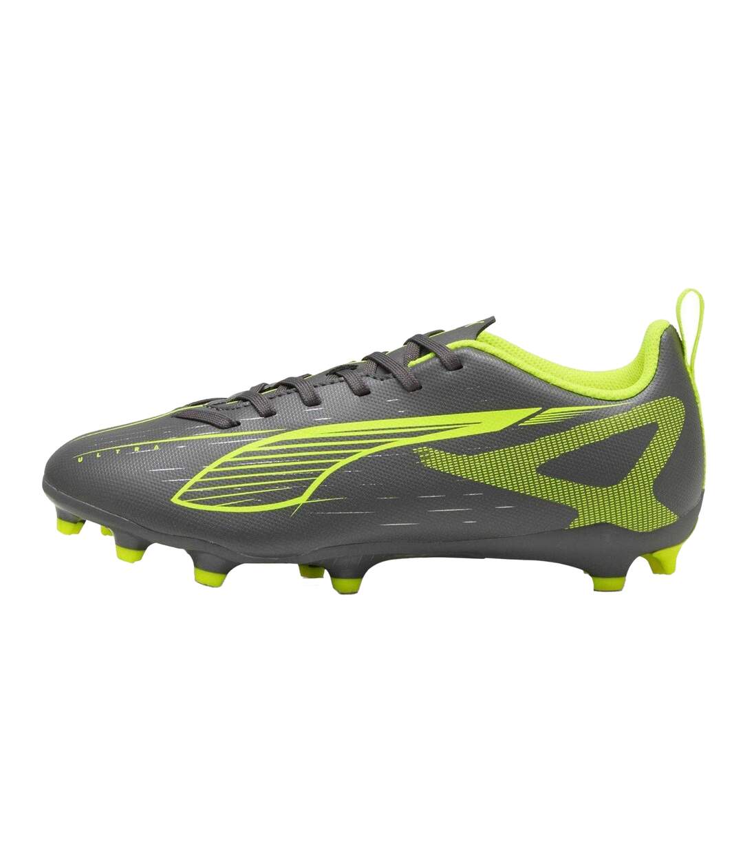 Chaussures De Foot Pour Terrain Ferme Ultra Play Enfant Argenté Jaune Puma-2