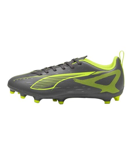 Chaussures De Foot Pour Terrain Ferme Ultra Play Enfant Argenté Jaune Puma